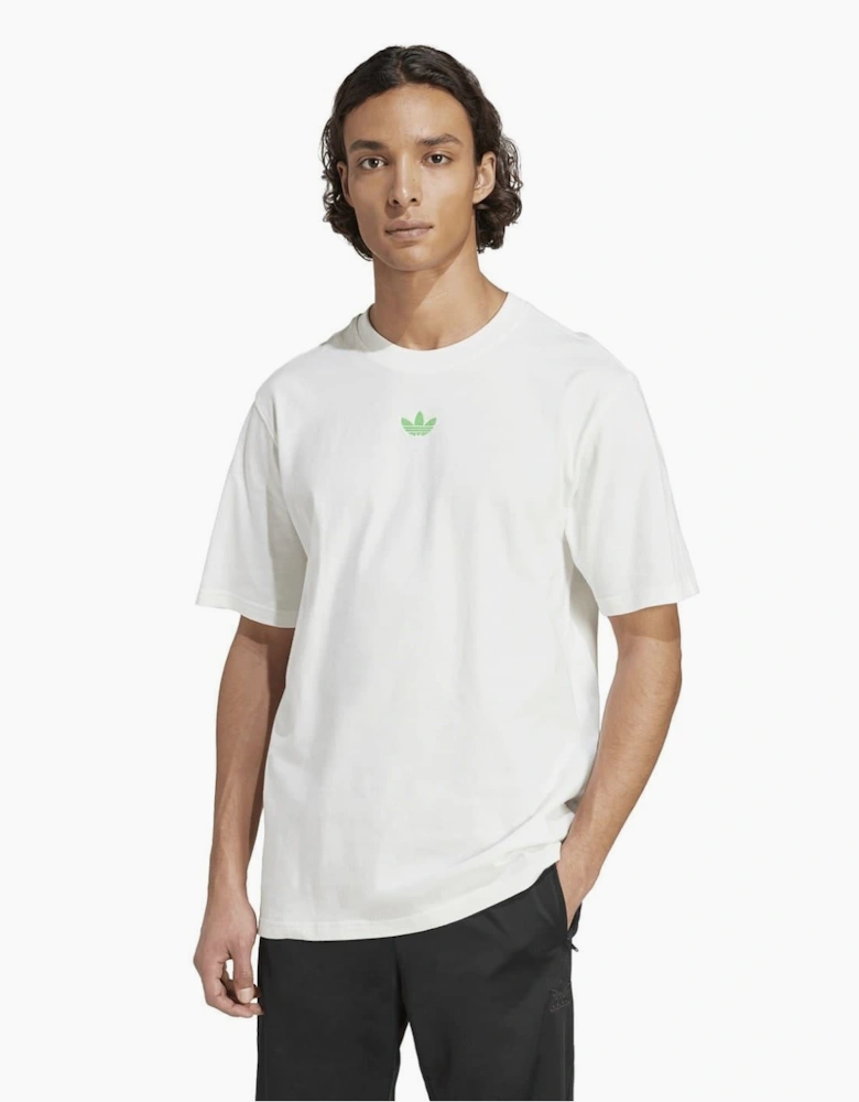 Crew Neck Ribbed Collar Short Sleeve Jersey T-Shirt