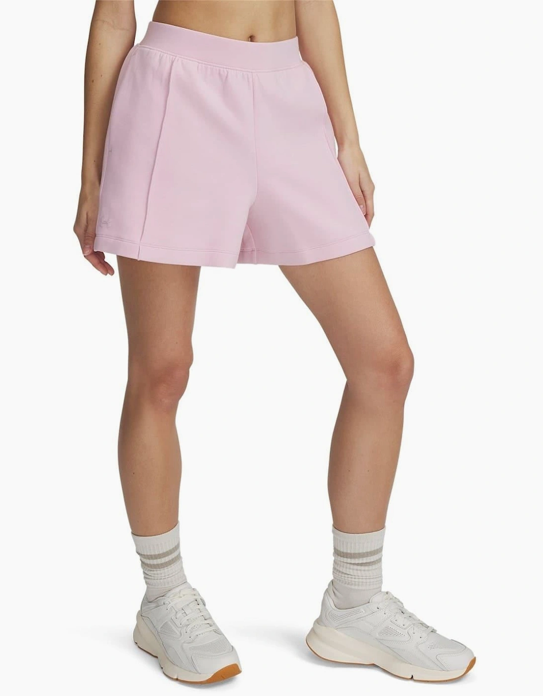 Under Armour Women's Pink Fleece Jogger Shorts - Size 12 M