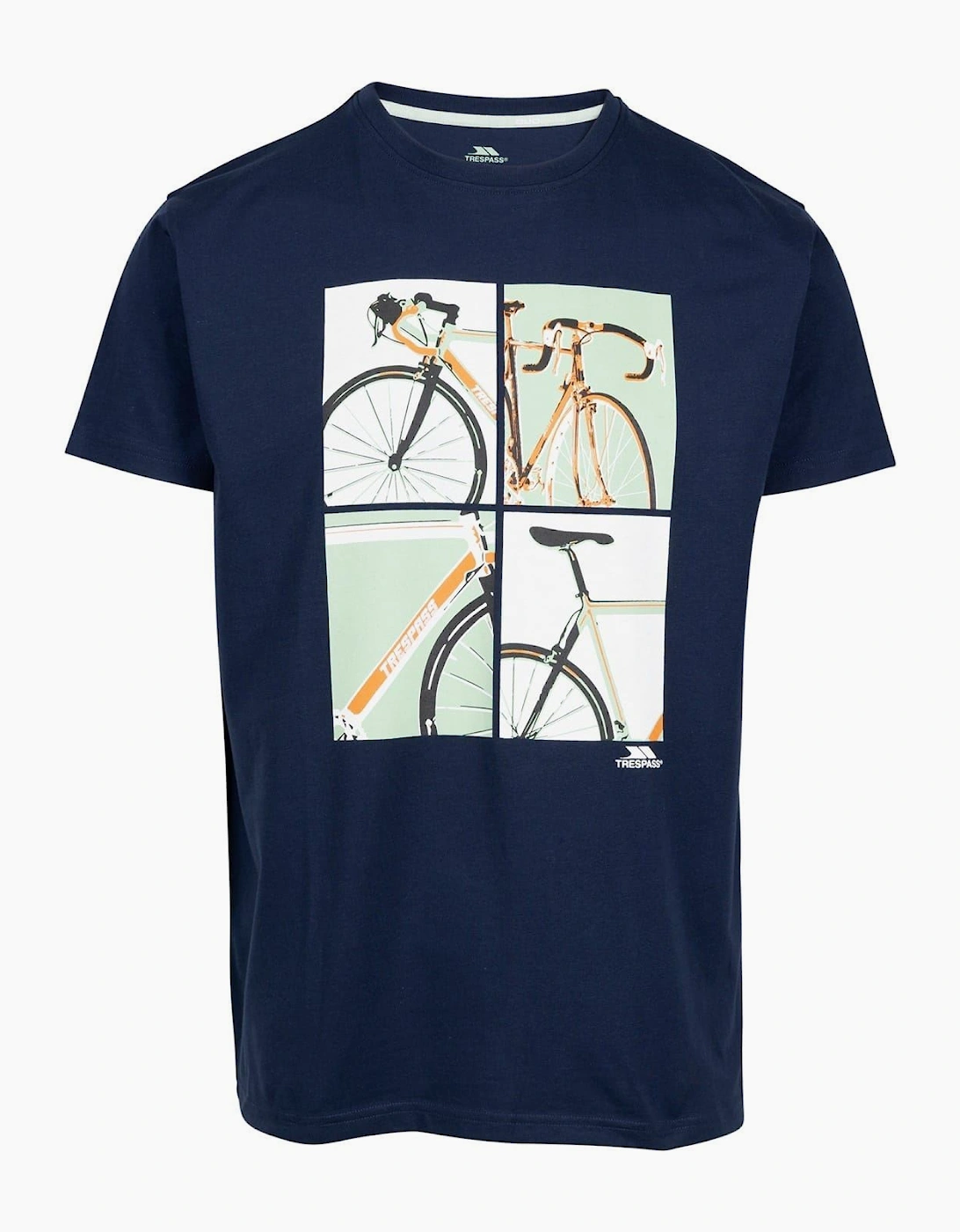 Bicycle Graphic Crew Neck Short Sleeve Jersey T-Shirt, 3 of 2