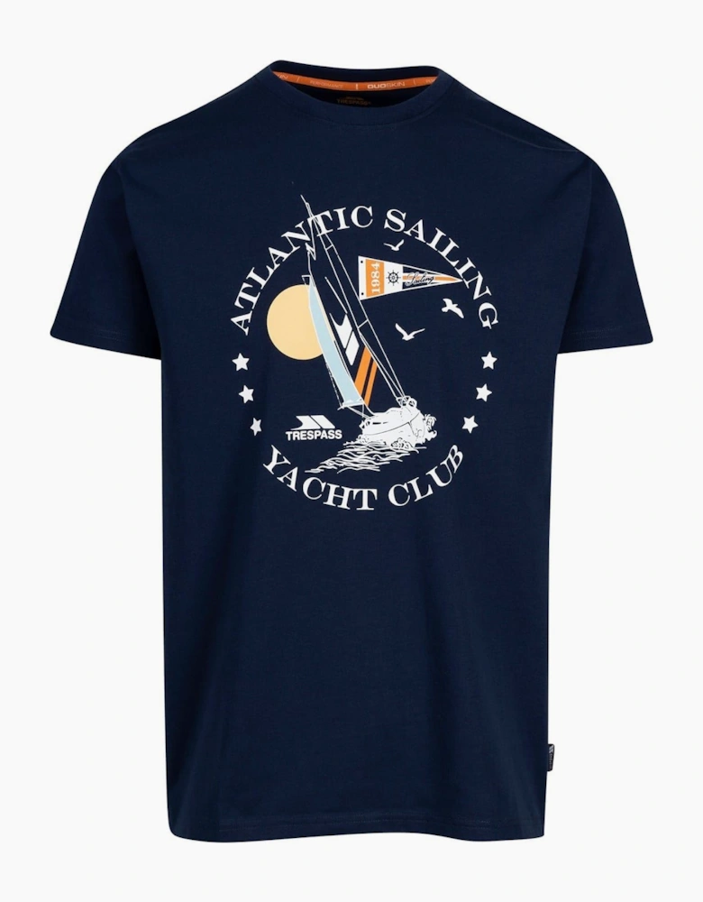 Lettering Graphic Crew Neck Short Sleeve T-Shirt