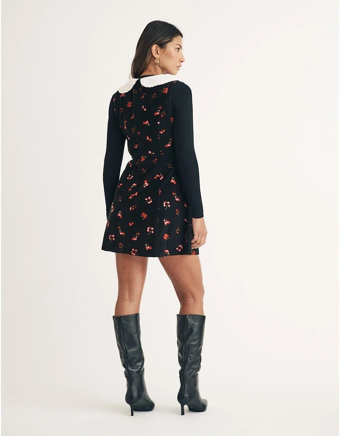 Mpl Collared Neck Mini A-Line Dress