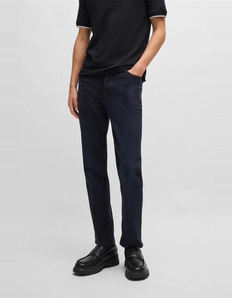 Tapered Fit Five Pocket Jeans