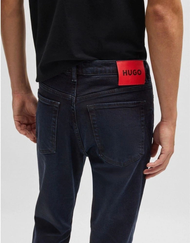 Tapered Fit Five Pocket Jeans