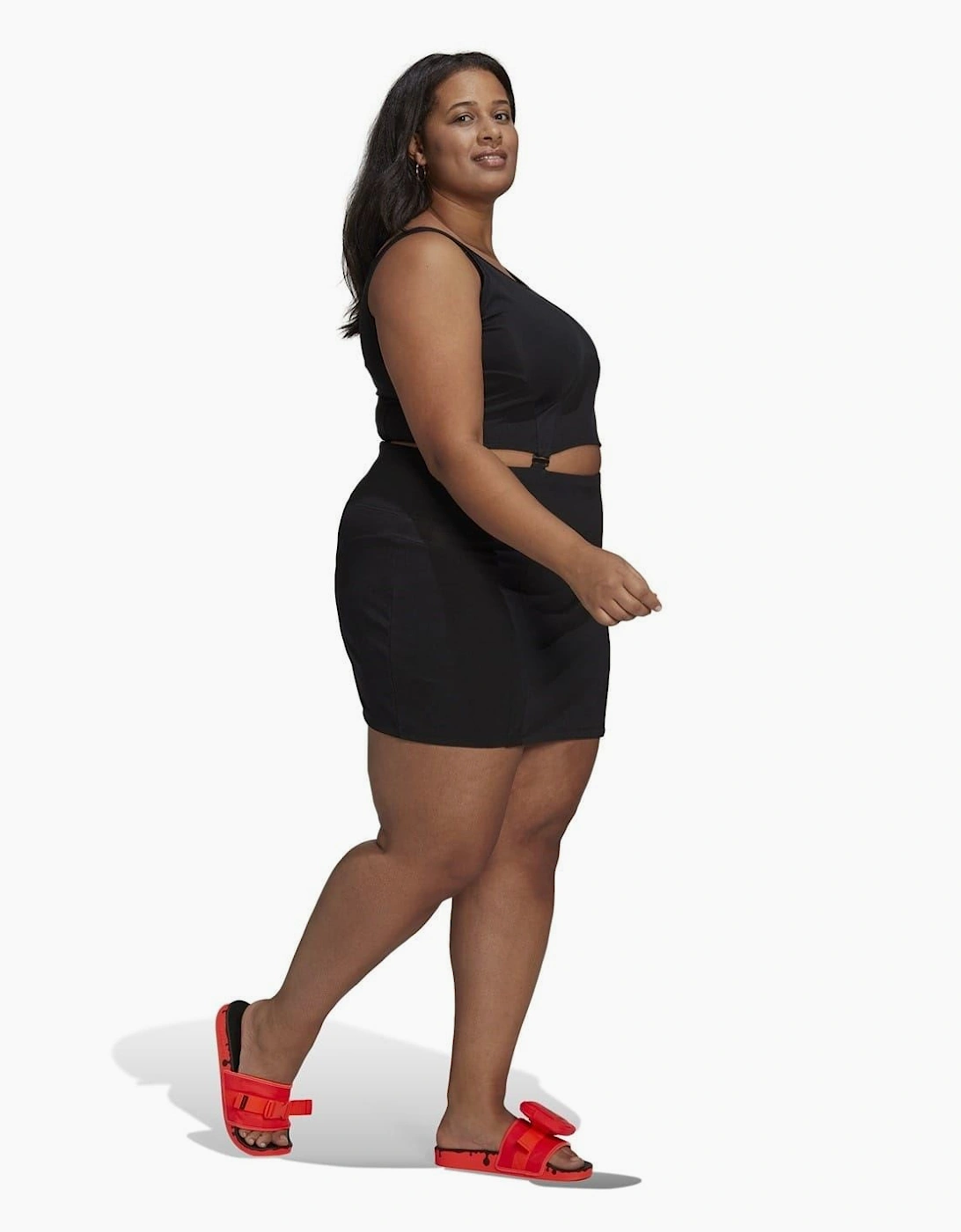Rib Scoop Neck Mini Bodycon Dress