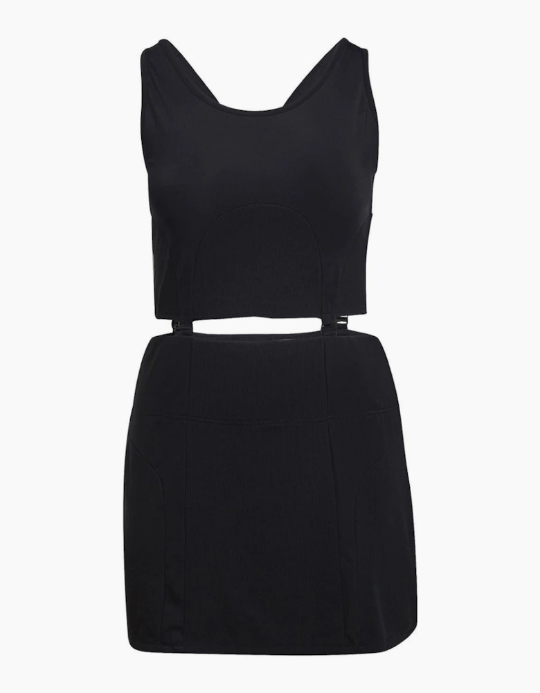 Rib Scoop Neck Mini Bodycon Dress