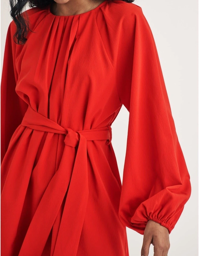 Mayall Crew Neck Mini A-Line Dress