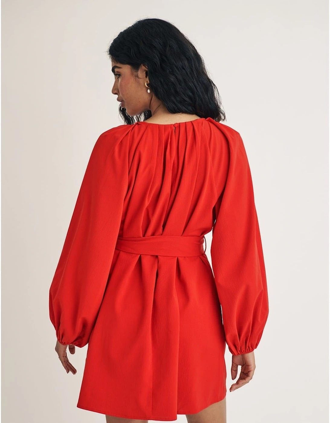 Mayall Crew Neck Mini A-Line Dress