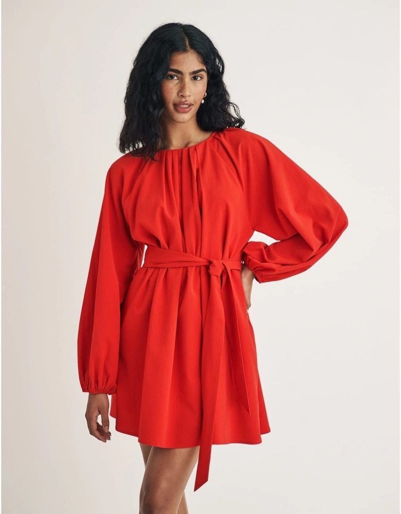 Mayall Crew Neck Mini A-Line Dress