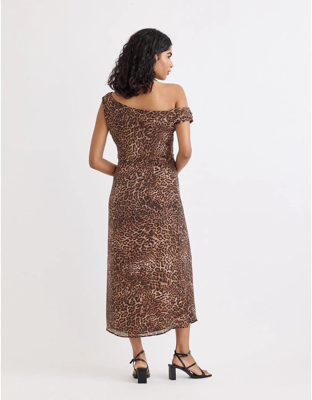 Skylar One Shoulder Midi Slip Dress