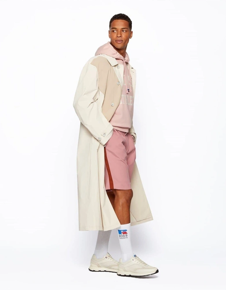 Long Collared Neck Relaxed Fit Coat