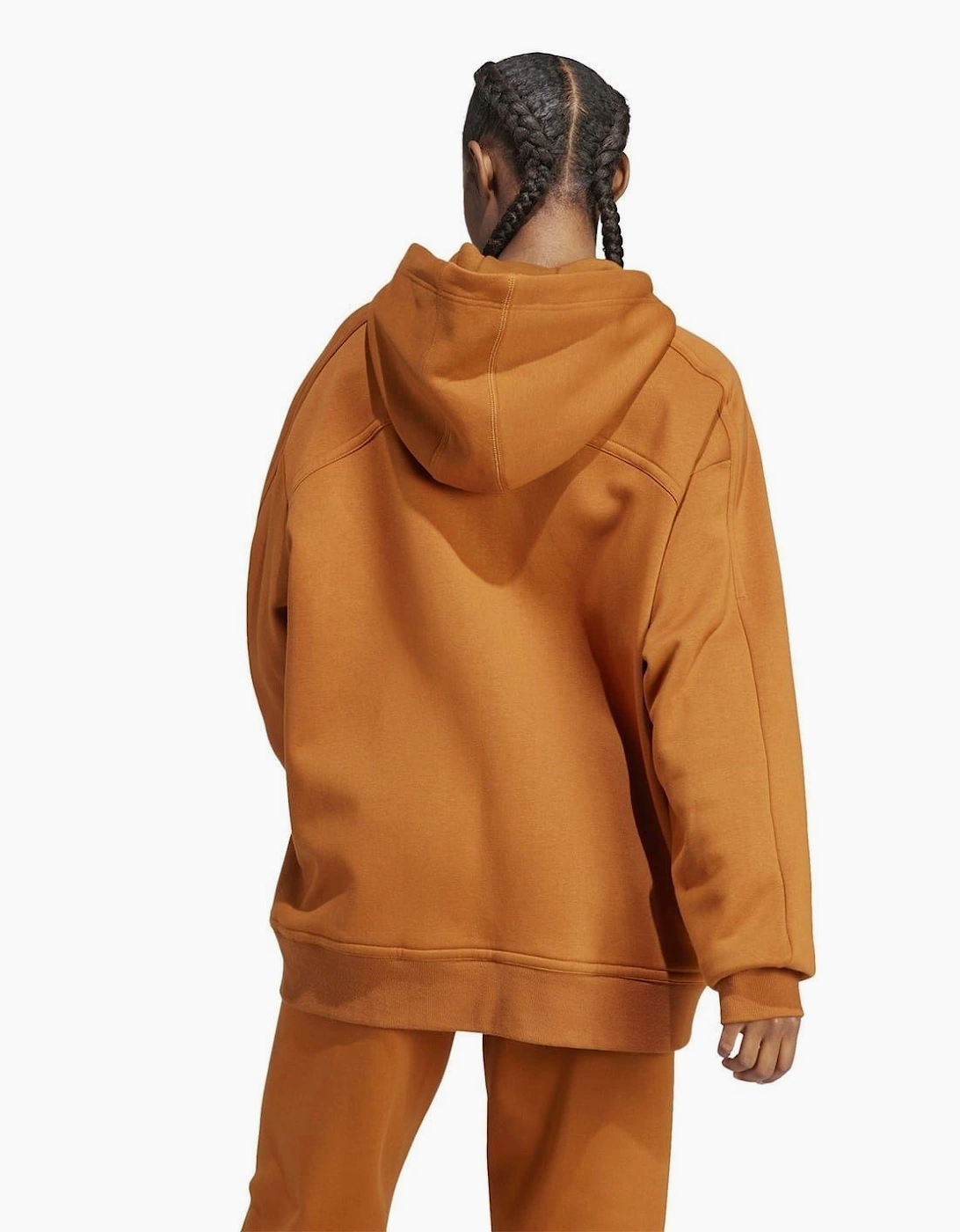 Oversize Drop Shoulder Hooded Sweatshirt
