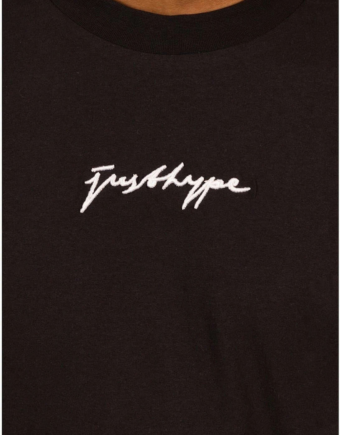 Regular Fit Lettering Crew Neck T-Shirt