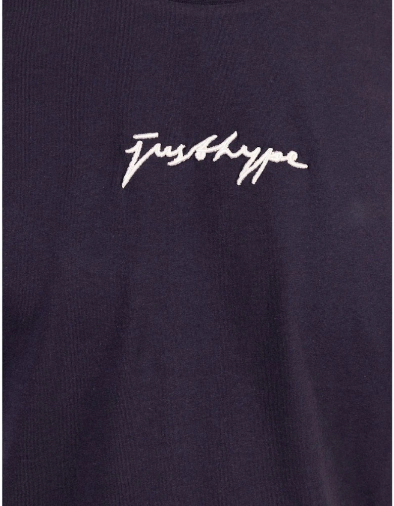 Regular Fit Lettering Crew Neck T-Shirt