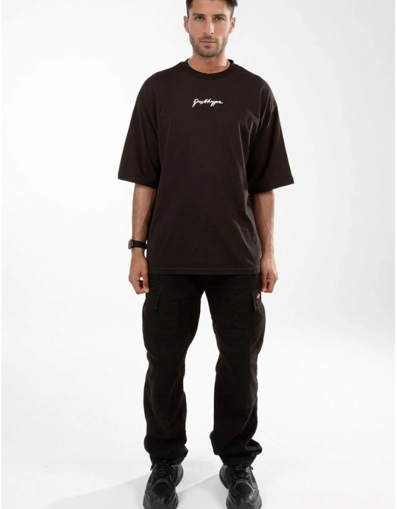 Regular Fit Lettering Crew Neck T-Shirt
