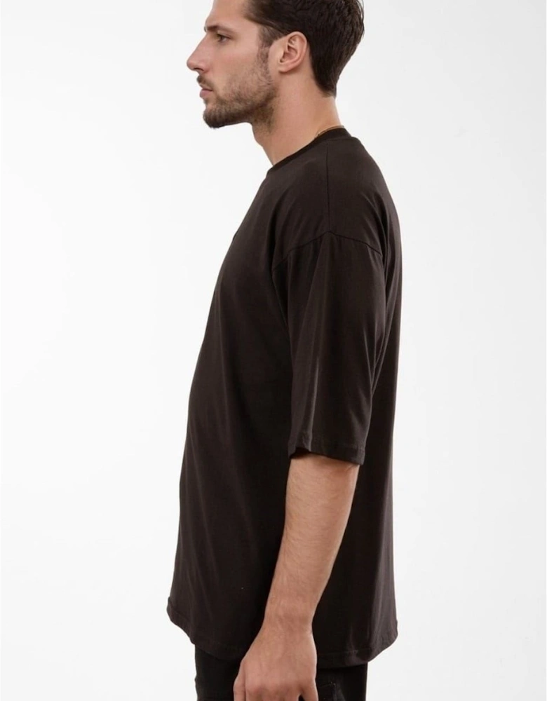 Regular Fit Lettering Crew Neck T-Shirt