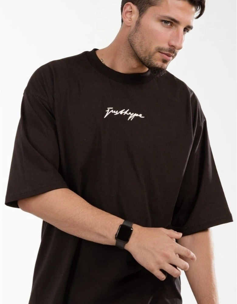 Regular Fit Lettering Crew Neck T-Shirt
