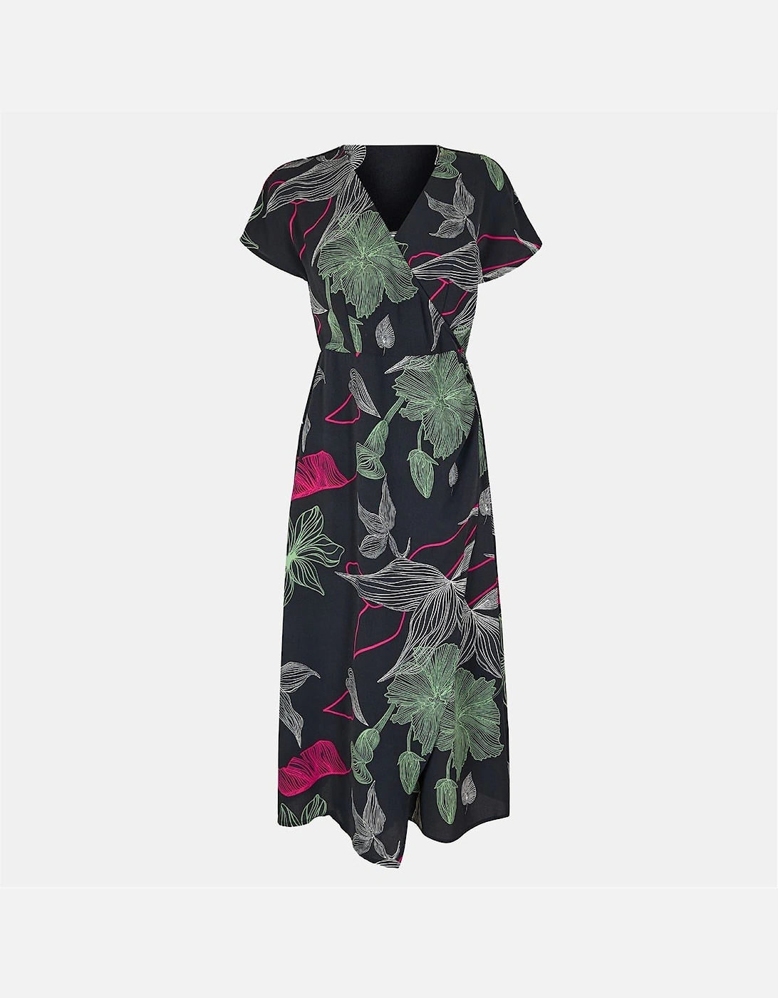 Jane V-Neck Mini Wrap Dress