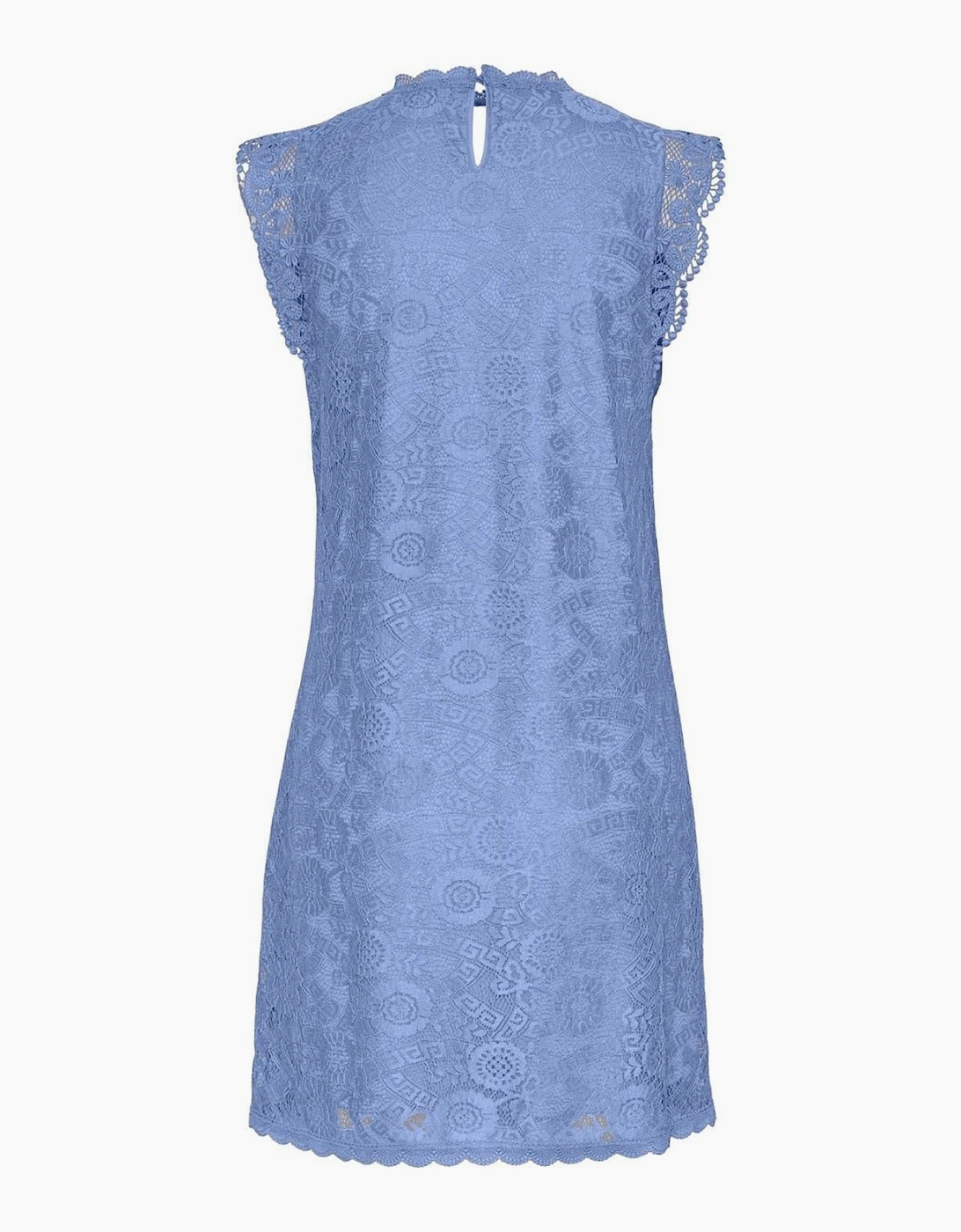 Kni High Neck Mini A-Line Dress
