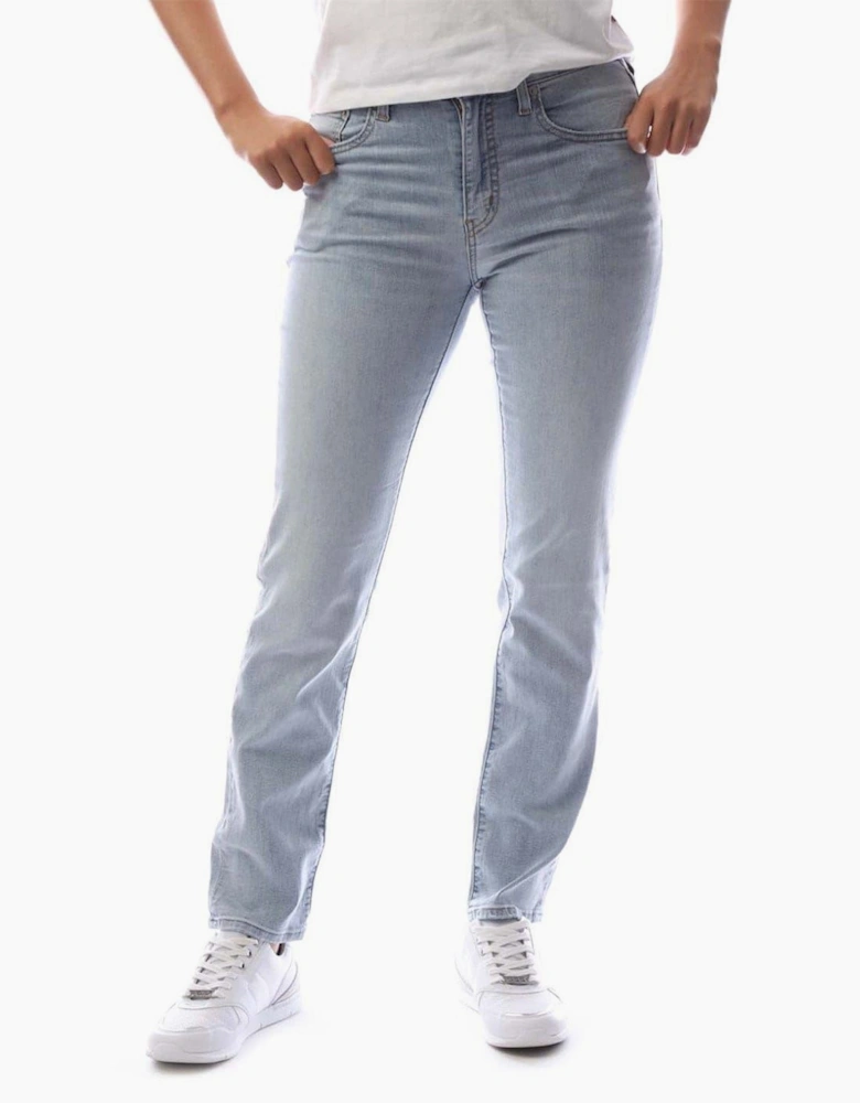 High Rise Straight Leg Jeans