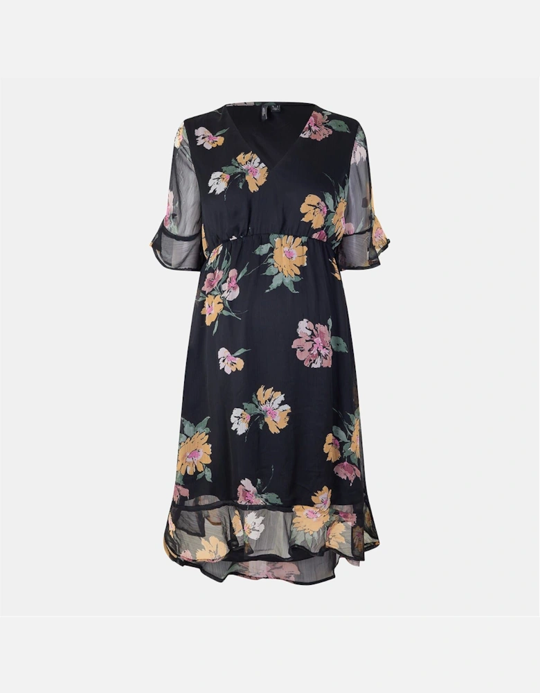 Mo Smilla V-Neck Midi Milkmaid Dress