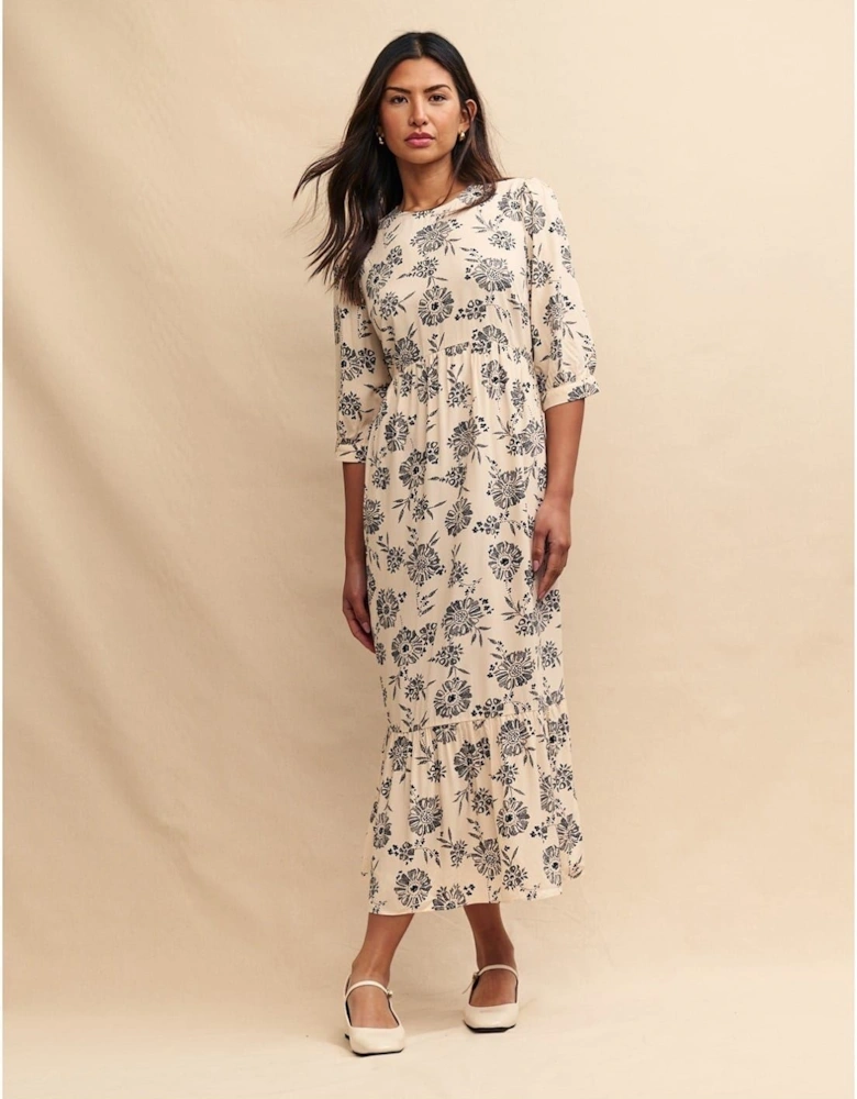 Rachel Crew Neck Midi Dress