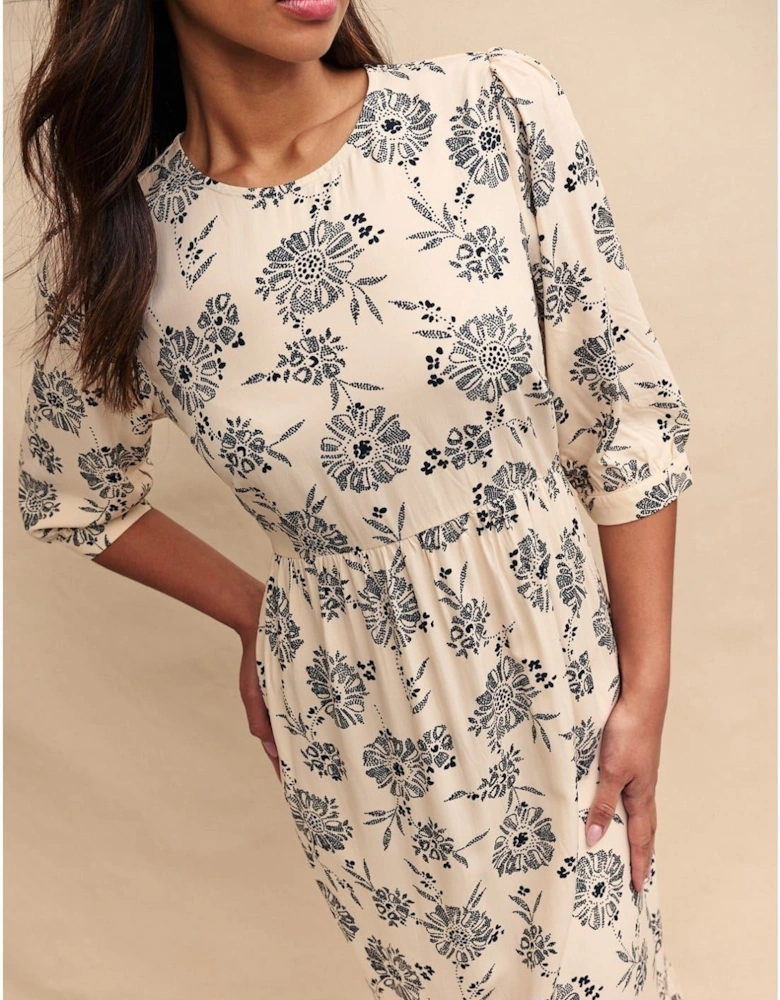 Rachel Crew Neck Midi Dress