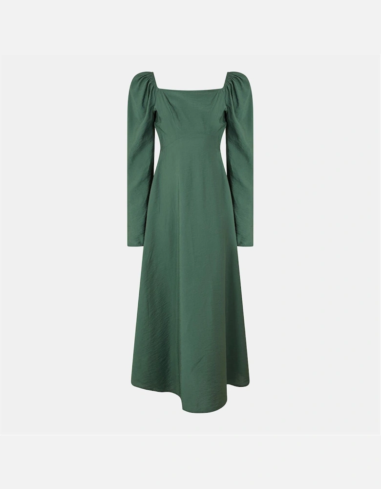 Abby Square Neck Midi A-Line Dress