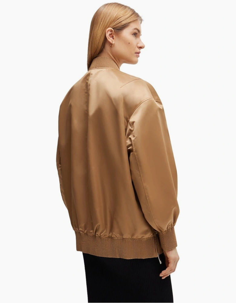 Short Bomber Oversize Jacket