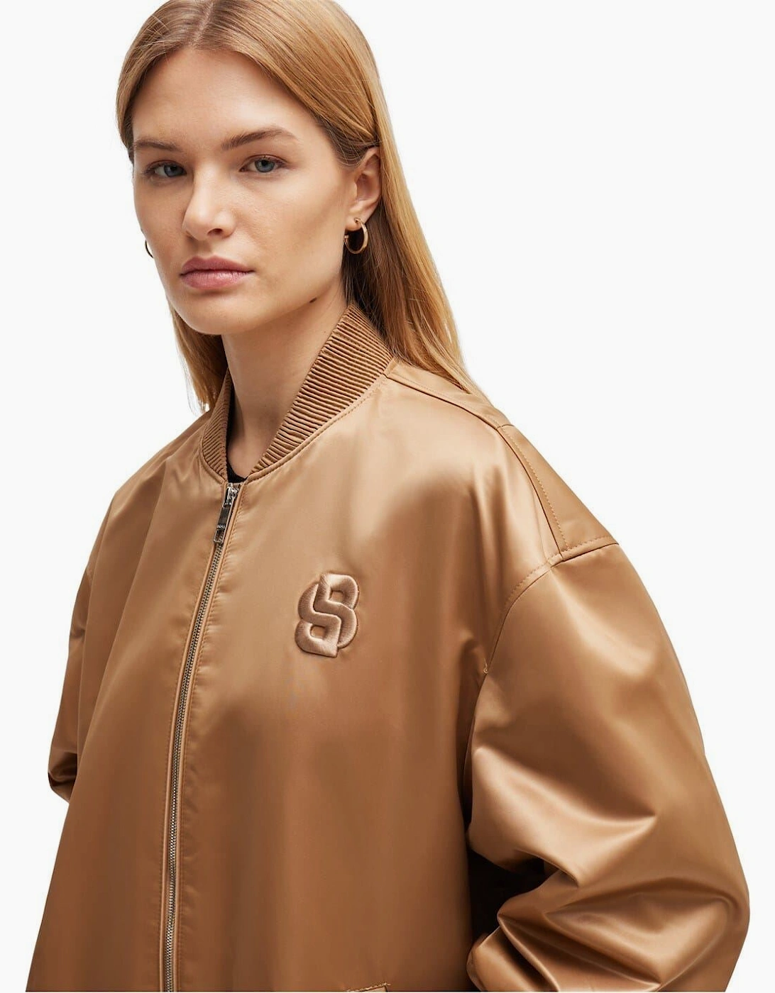 Short Bomber Oversize Jacket