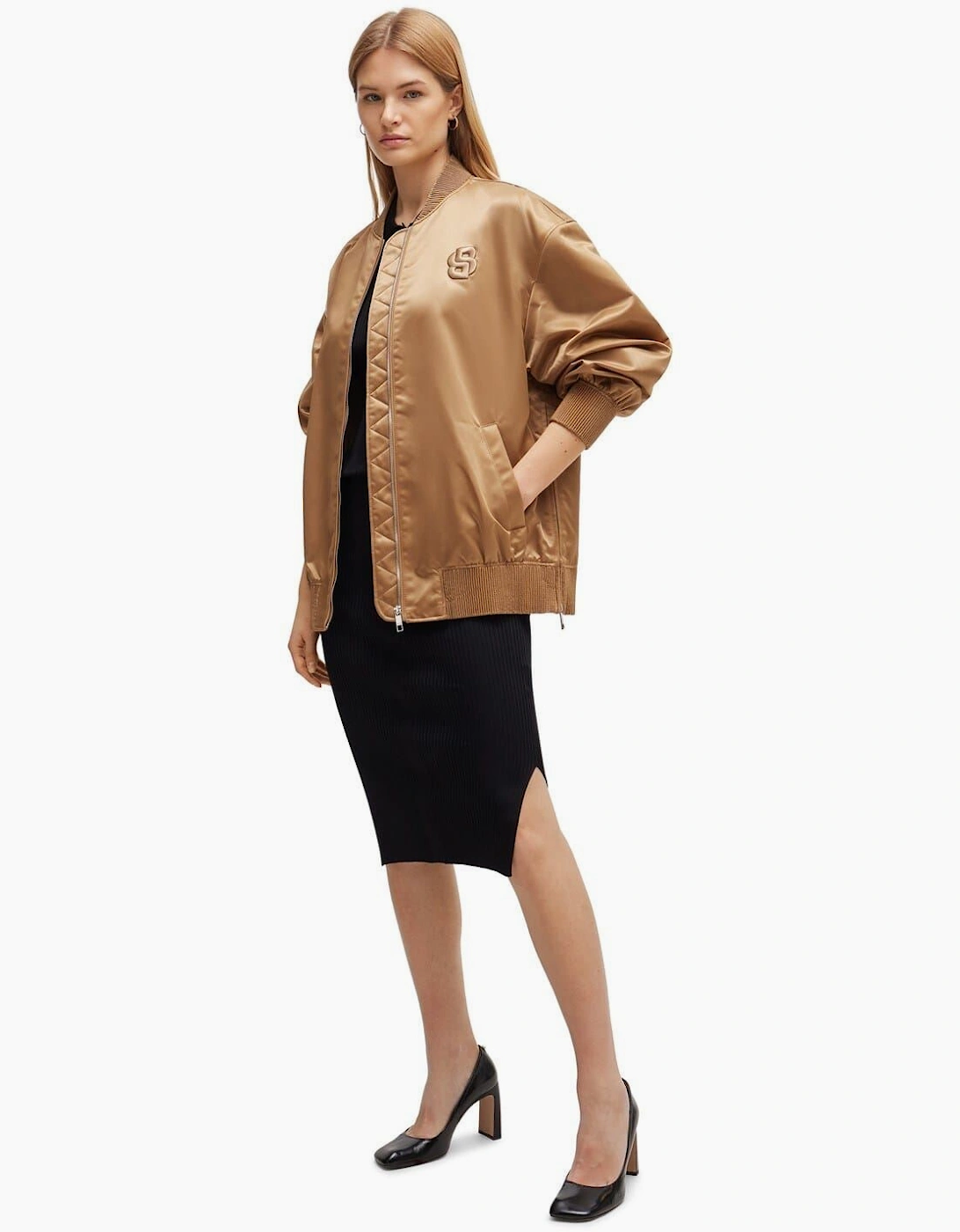 Short Bomber Oversize Jacket