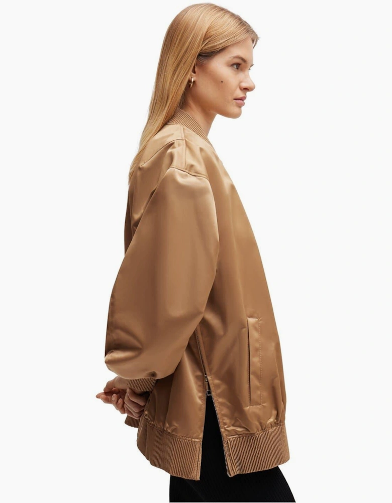 Short Bomber Oversize Jacket