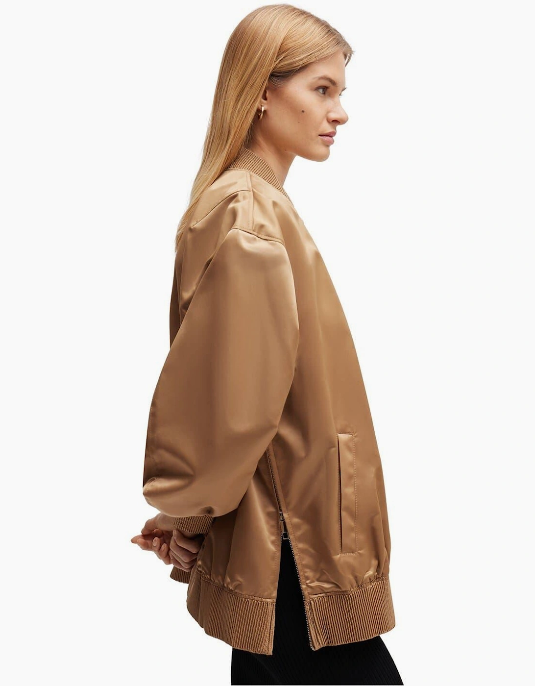 Short Bomber Oversize Jacket