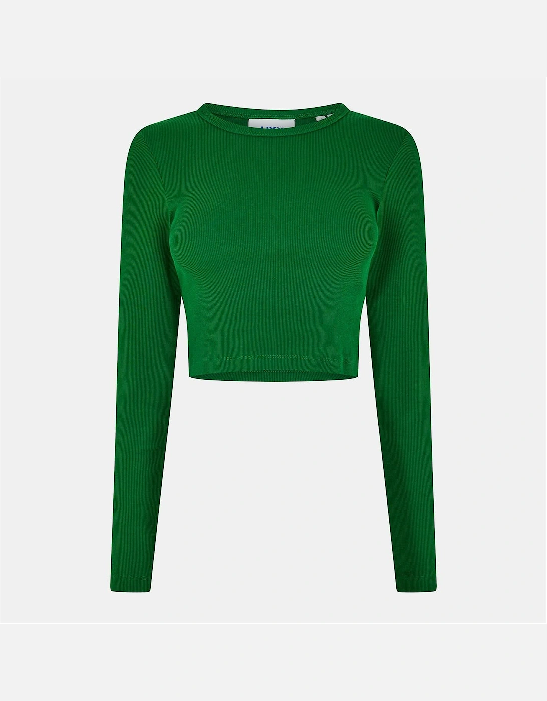 Feline Slim Fit Cropped Long Sleeve T-Shirt