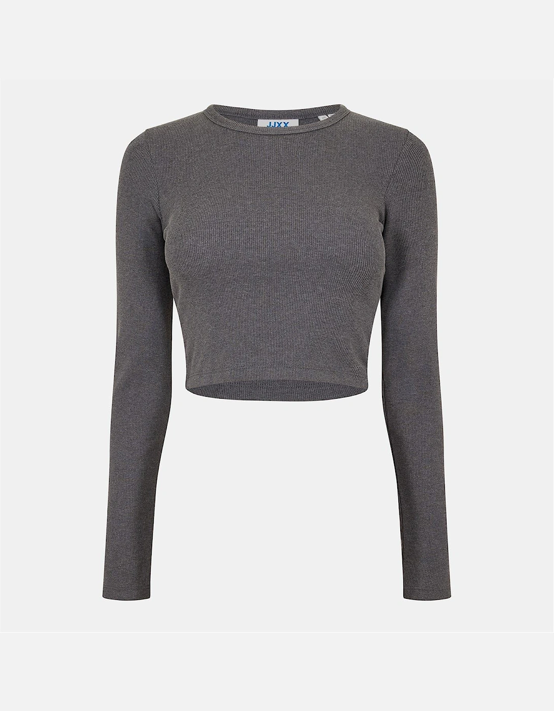 Feline Slim Fit Cropped Long Sleeve T-Shirt