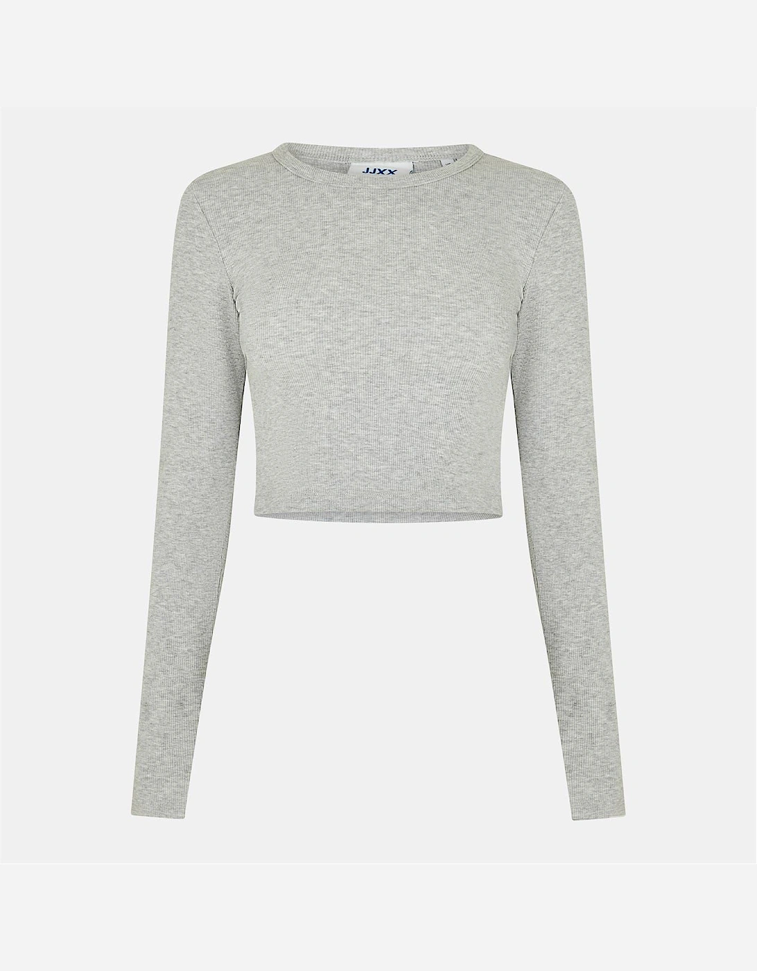 Feline Slim Fit Cropped Long Sleeve T-Shirt