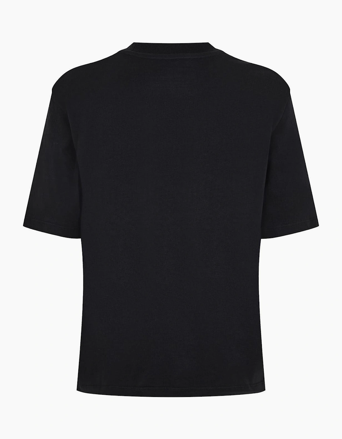 Cropped Crew Neck Relaxed Fit T-Shirt
