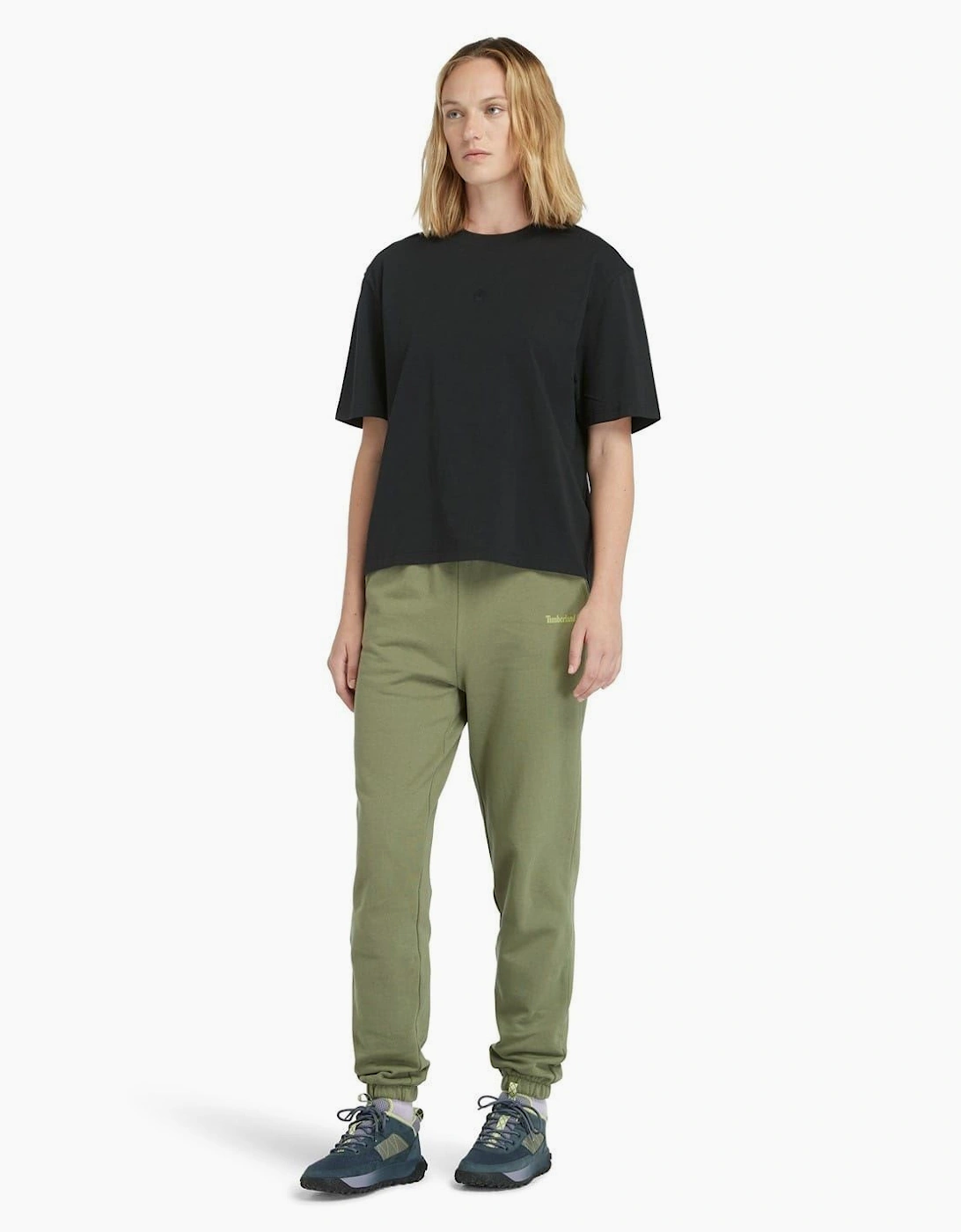 Cropped Crew Neck Relaxed Fit T-Shirt