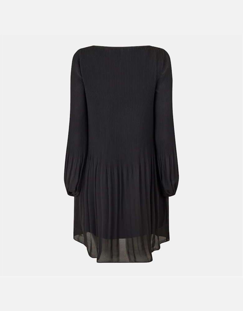 Dasie Crew Neck Long Sleeve Knee Length Dress