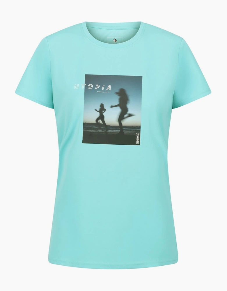 Cassette Photo Graphic Crew Neck Short Sleeve T-Shirt
