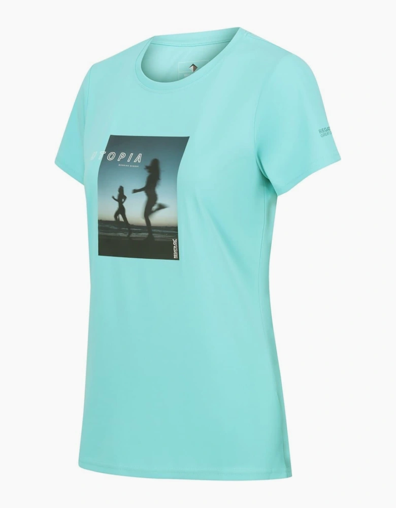 Cassette Photo Graphic Crew Neck Short Sleeve T-Shirt