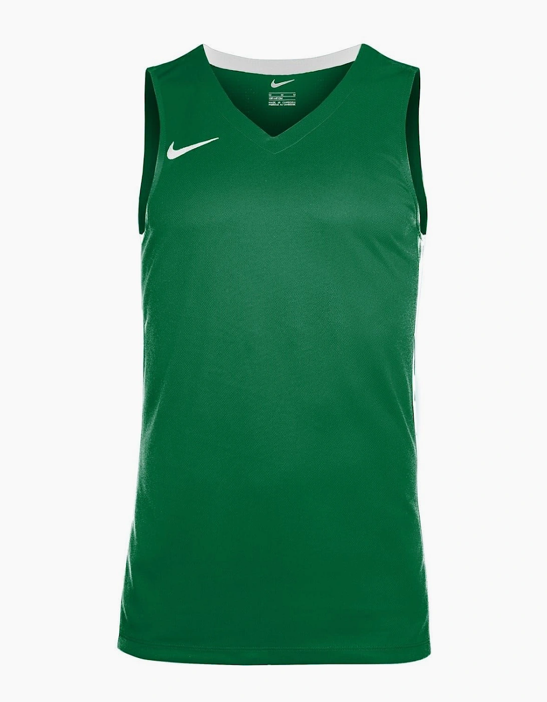 Nike Men's Green V-Neck Sleeveless Jersey Tank - Size: Xl