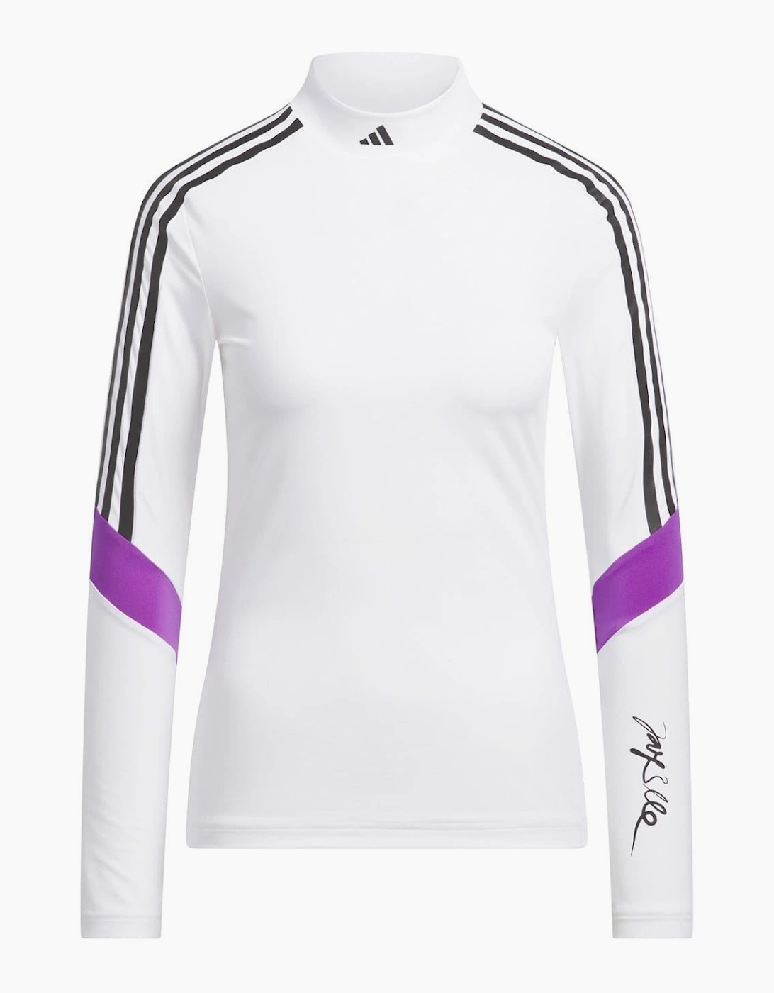 Mock Neck Long Sleeve Slim Fit Jersey Top, 3 of 2