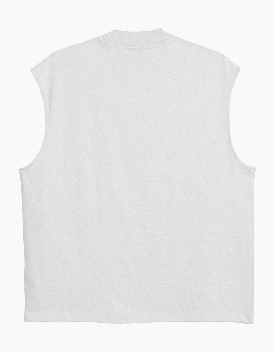 Adi Printed Logo Mock Neck Sleeveless Box Tank