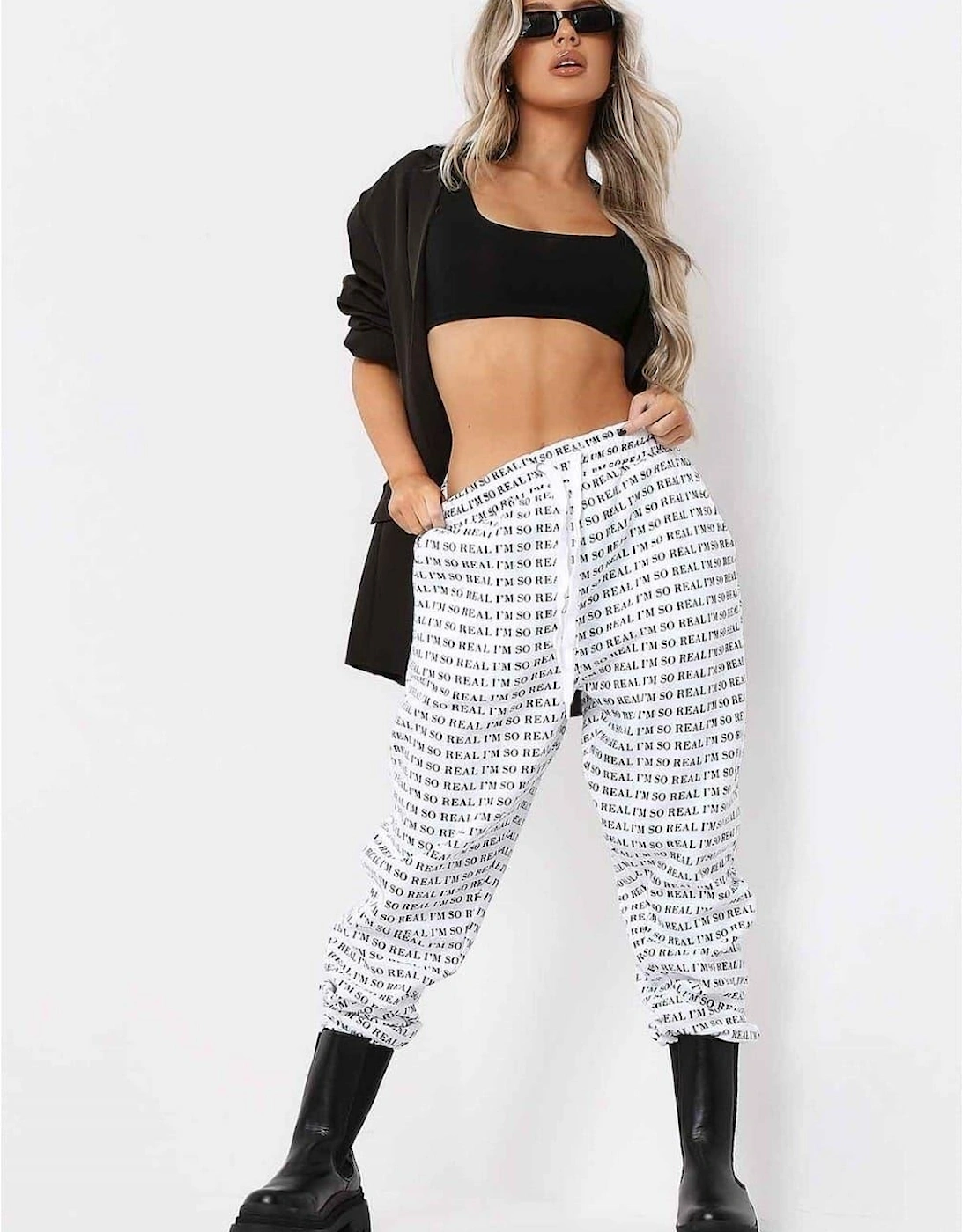 Real Slogan Joggers