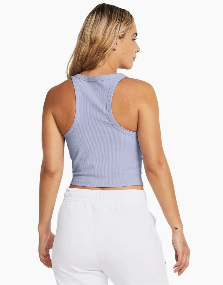 Merdn Crew Neck Cropped Slim Fit Tank