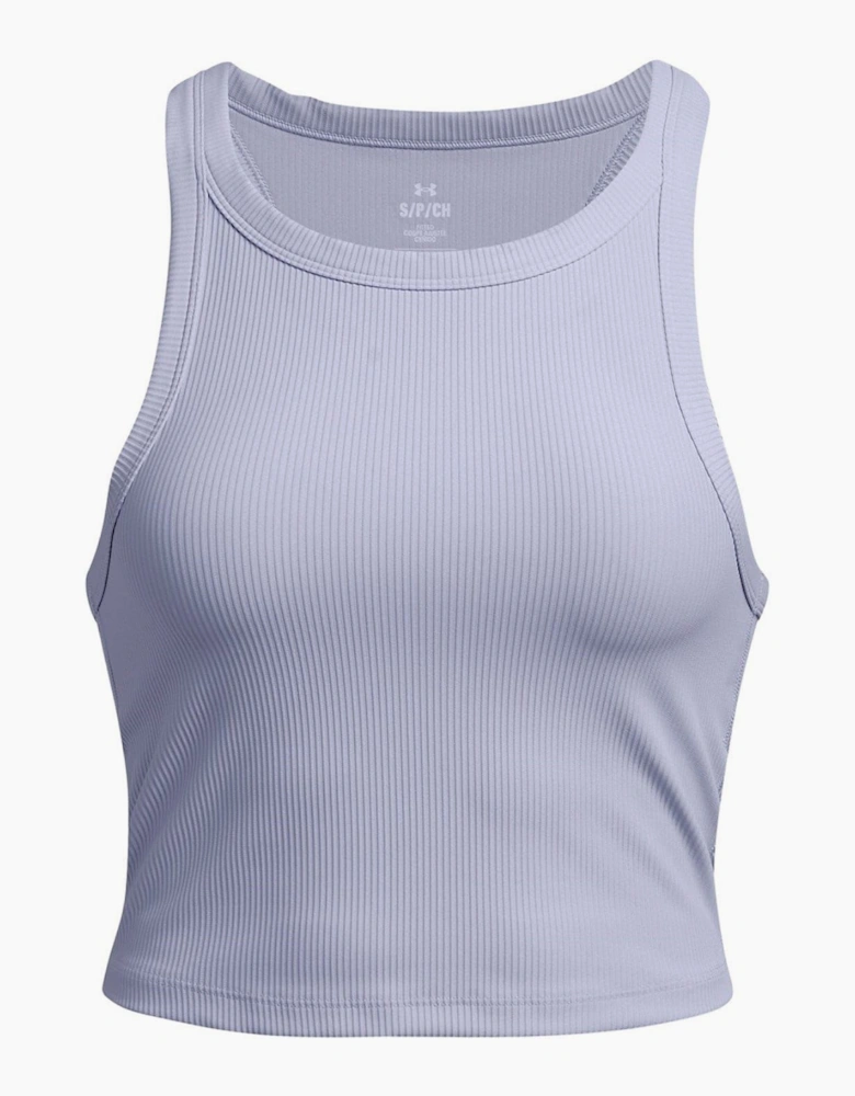Merdn Crew Neck Cropped Slim Fit Tank
