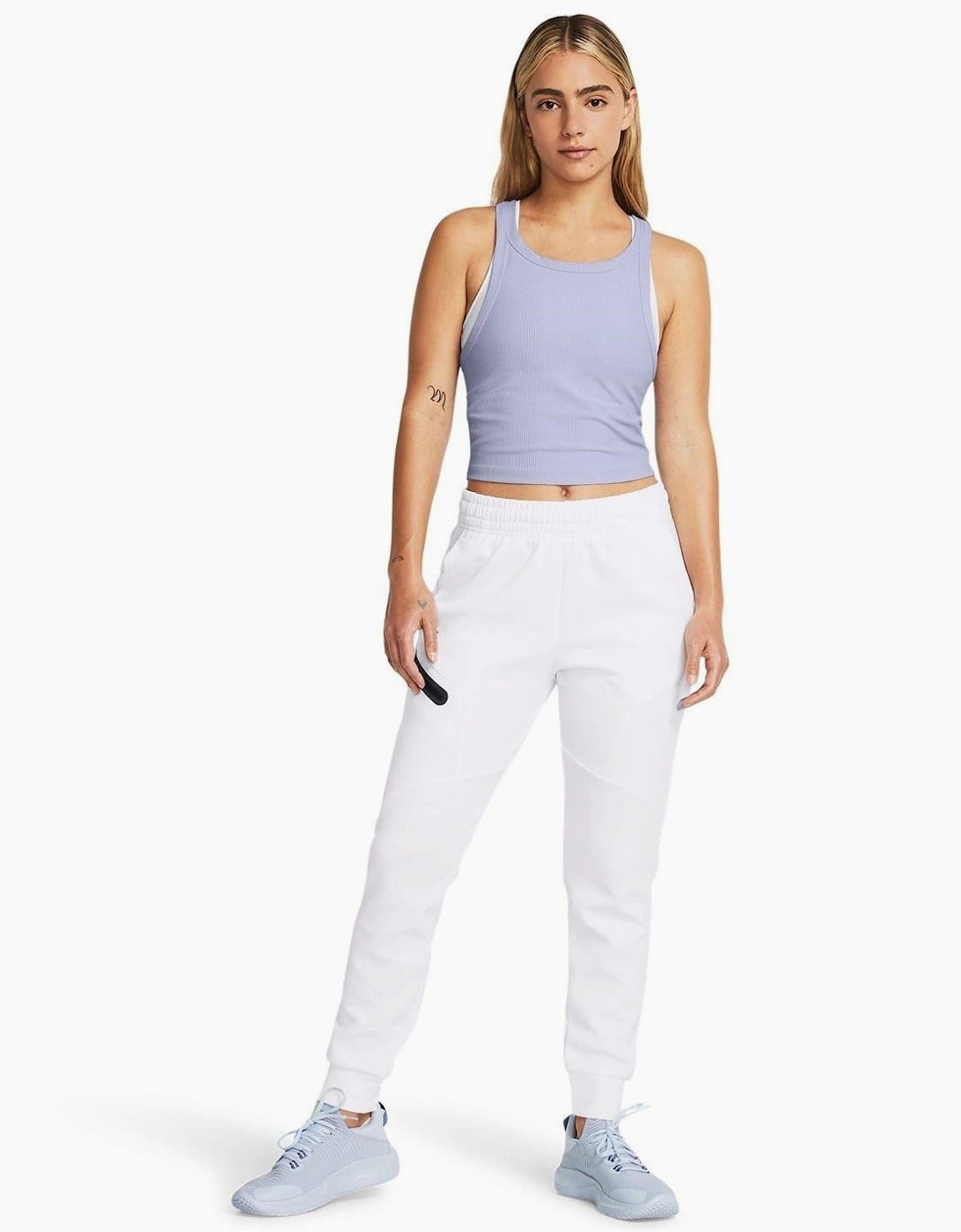 Merdn Crew Neck Cropped Slim Fit Tank