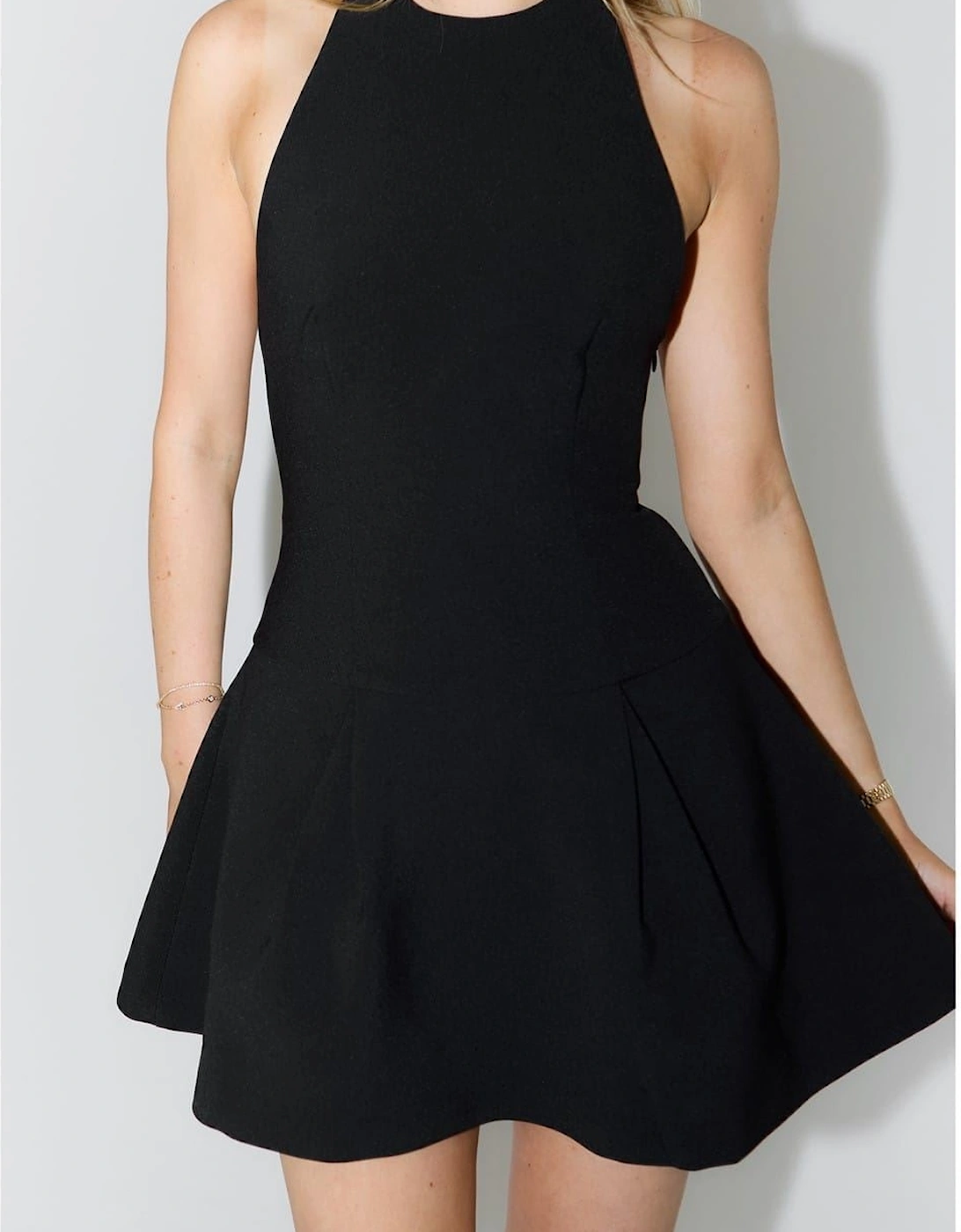 The Ultimate Muse Dropped Hem Mini Dress