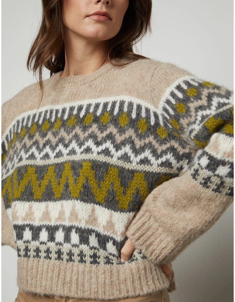 Regular Fit Crew Neck Long Sleeve Sweater