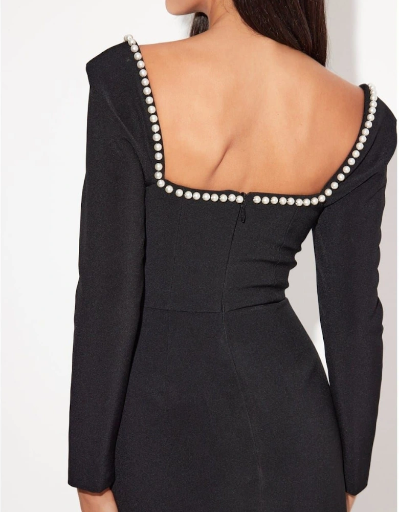 The Ultimate Muse Midi Pearl Dress